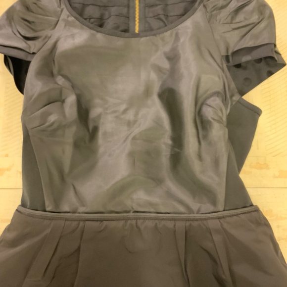 Marc By Marc Jacobs Cotton Silk Polka Dot Velvet Trim Pelpum Top - Picture 6 of 10